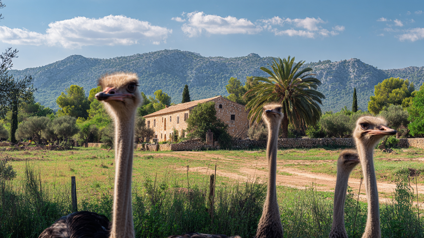 Straußenfarm Artestruz Mallorca